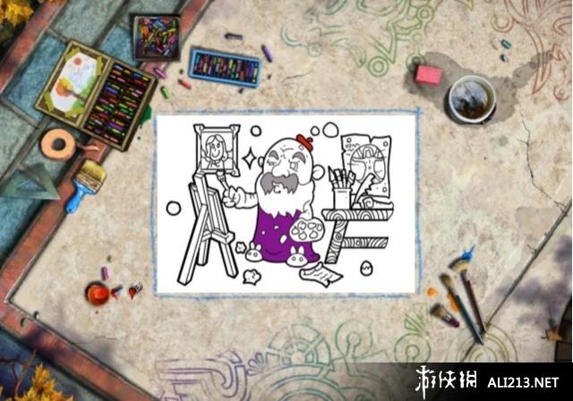 《天才小画家》WII截图