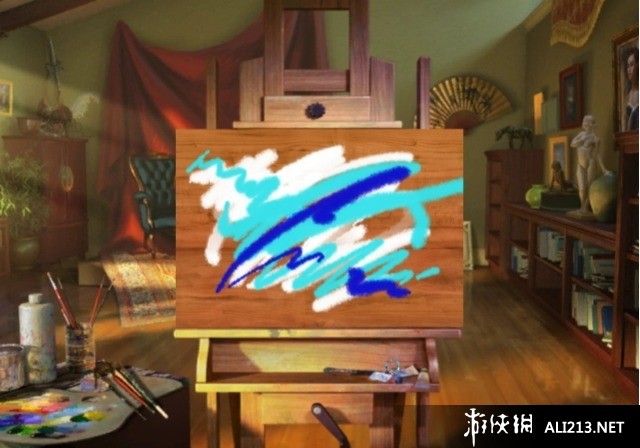 《天才小画家》WII截图