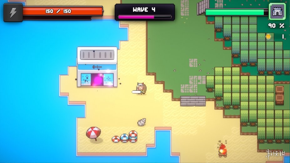 《50 Waves Hero》游戏截图