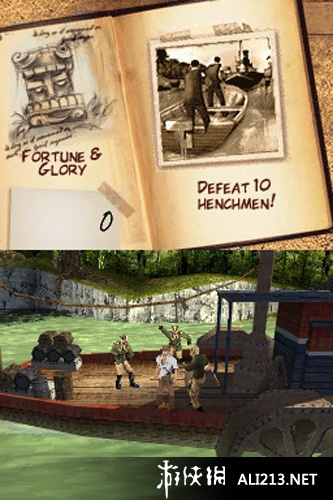 《印第安纳琼斯与皇杖》NDS截图