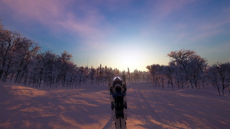 《雪上摩托车模拟器》游戏截图