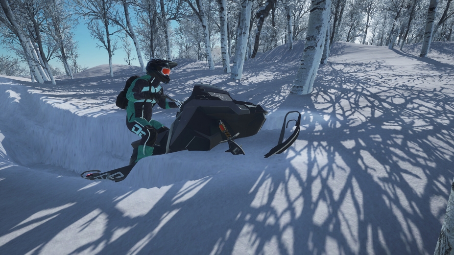 《雪上摩托车模拟器》游戏截图
