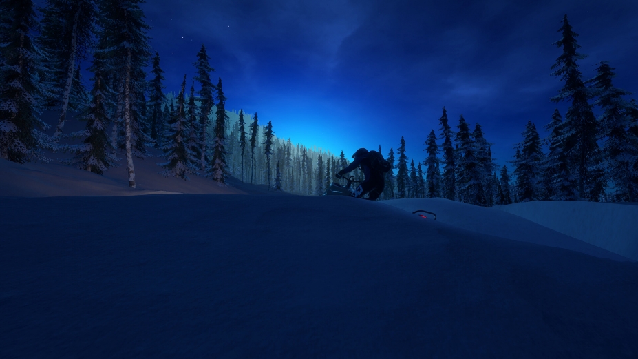 《雪上摩托车模拟器》游戏截图