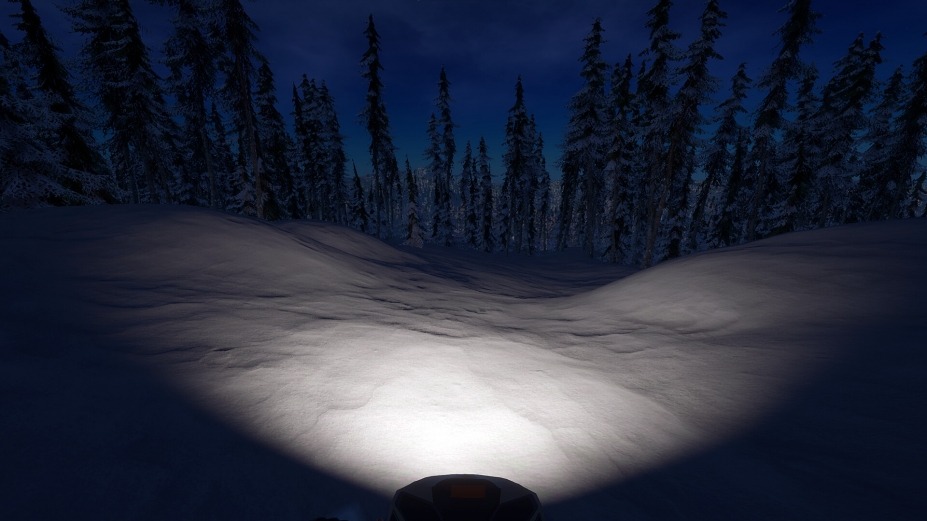 《雪上摩托车模拟器》游戏截图