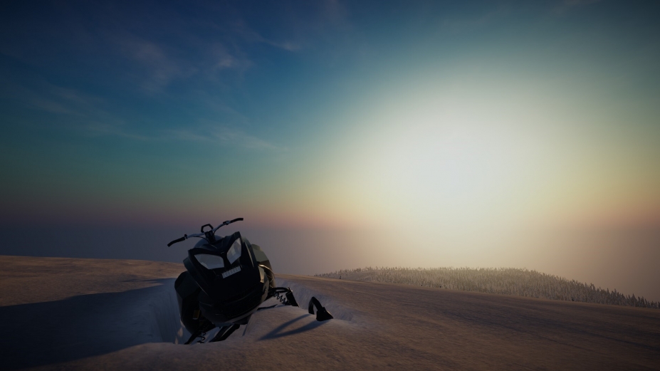 《雪上摩托车模拟器》游戏截图