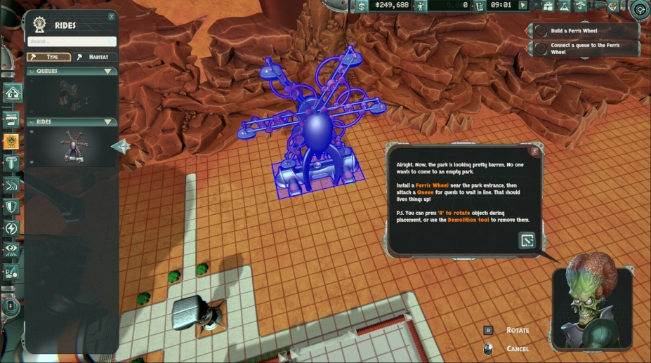 《火星人闹翻地球》游戏截图