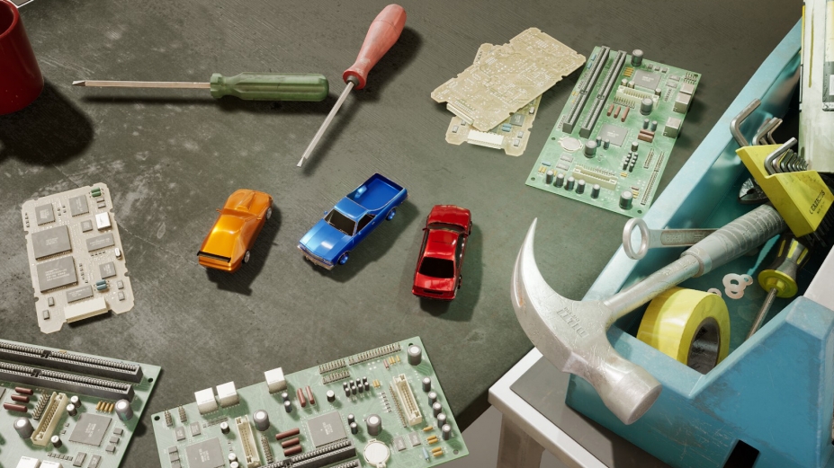 《压铸驱动和收藏家》游戏截图