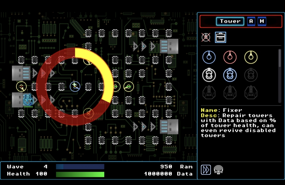 《霓虹D-Fence重制版》游戏截图