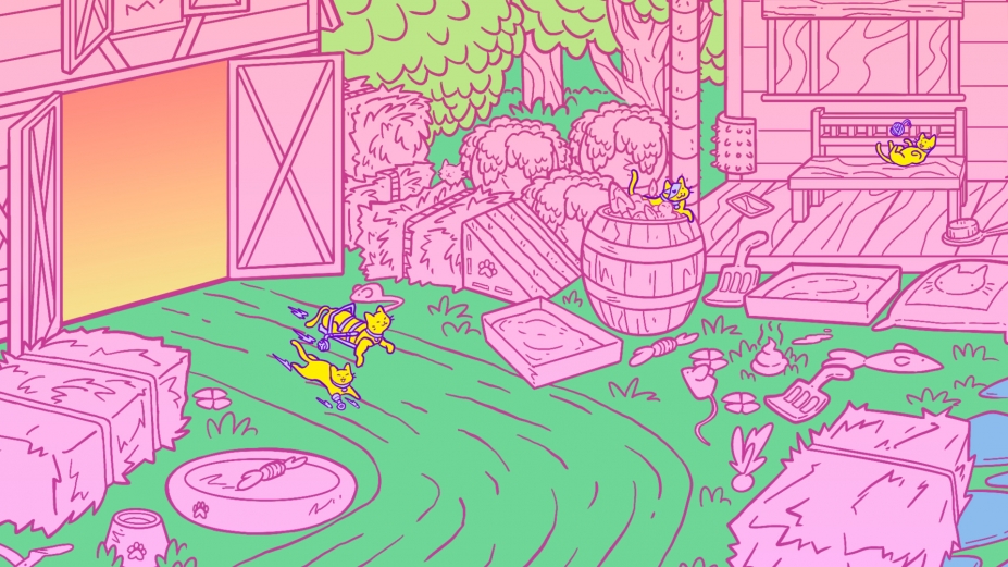 《收容所里满是猫》游戏截图