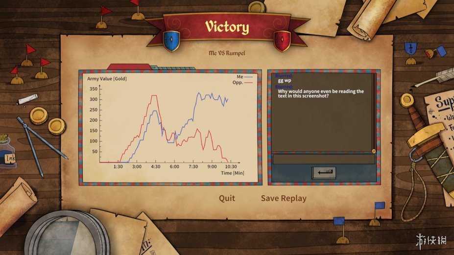 《触摸式故事：策略打字》游戏截图