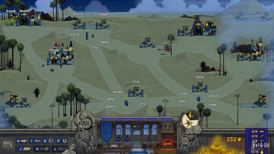 《触摸式故事：策略打字》游戏截图