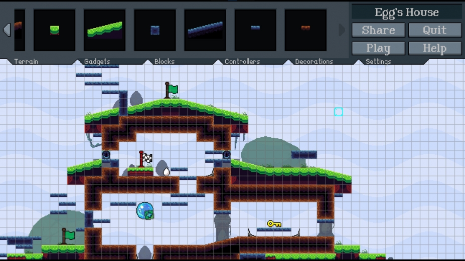 《蛋落伤害》游戏截图