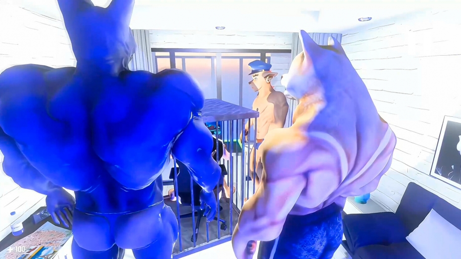 《毛茸茸的先生: 火辣肌肉》游戏截图