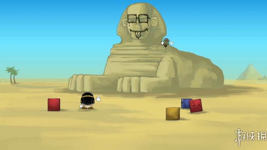 《翻滚石块》游戏截图