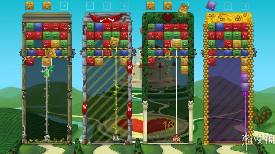 《翻滚石块》游戏截图