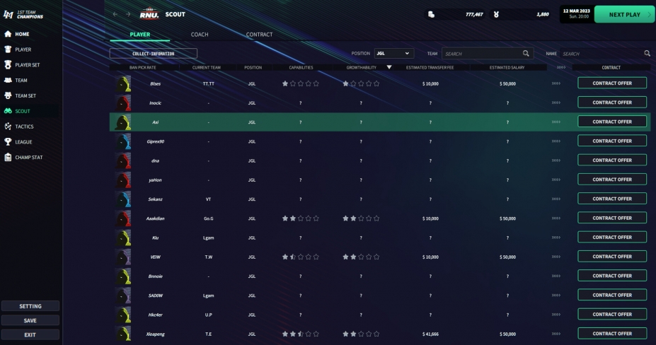 《电竞经理2023》游戏截图