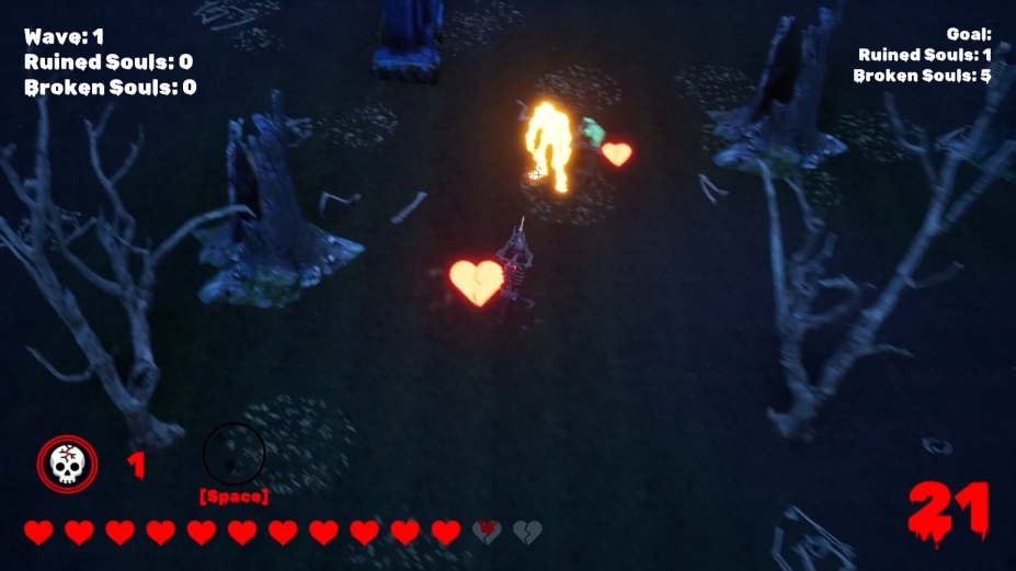 《破碎的恐怖骨架》游戏截图