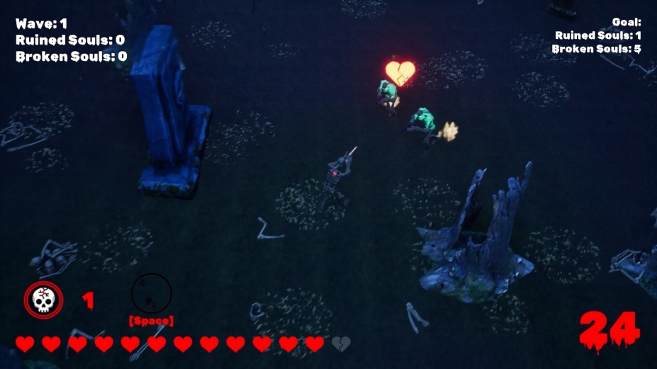 《破碎的恐怖骨架》游戏截图