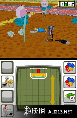 《开花吧！小机器人》NDS截图