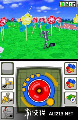 《开花吧！小机器人》NDS截图