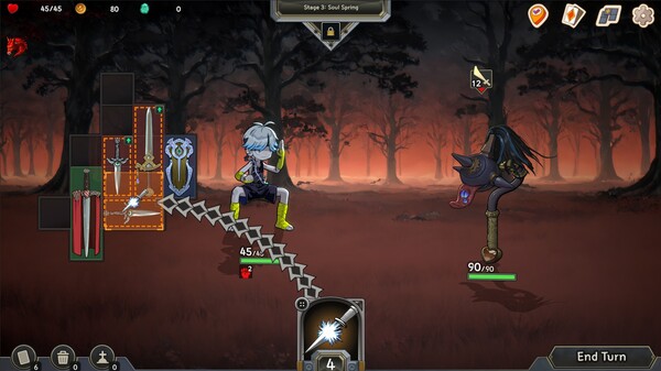 《口袋传奇：库存Roguelike套牌构建》游戏截图