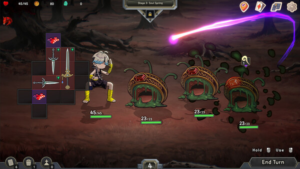 《口袋传奇：库存Roguelike套牌构建》游戏截图