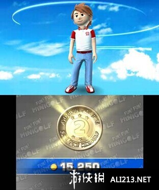 《好玩的触摸迷你高尔夫！（3DSWare）》3DS截图