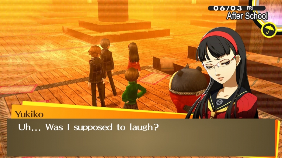 《女神异闻录4：黄金版》游戏截图-3