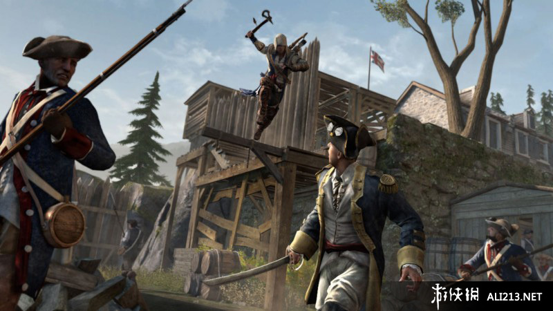 《刺客信条3》PS3截图