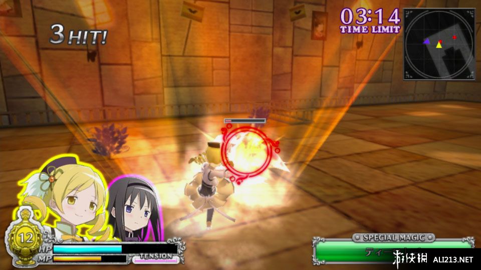 《魔法少女小圆 战斗五角之星》PSV截图