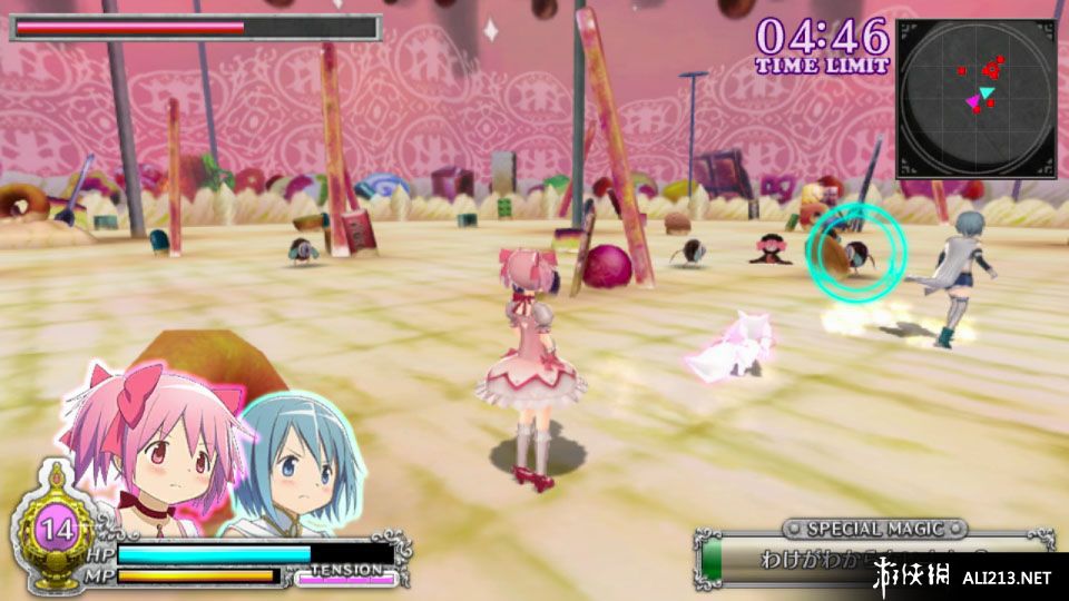 《魔法少女小圆 战斗五角之星》PSV截图