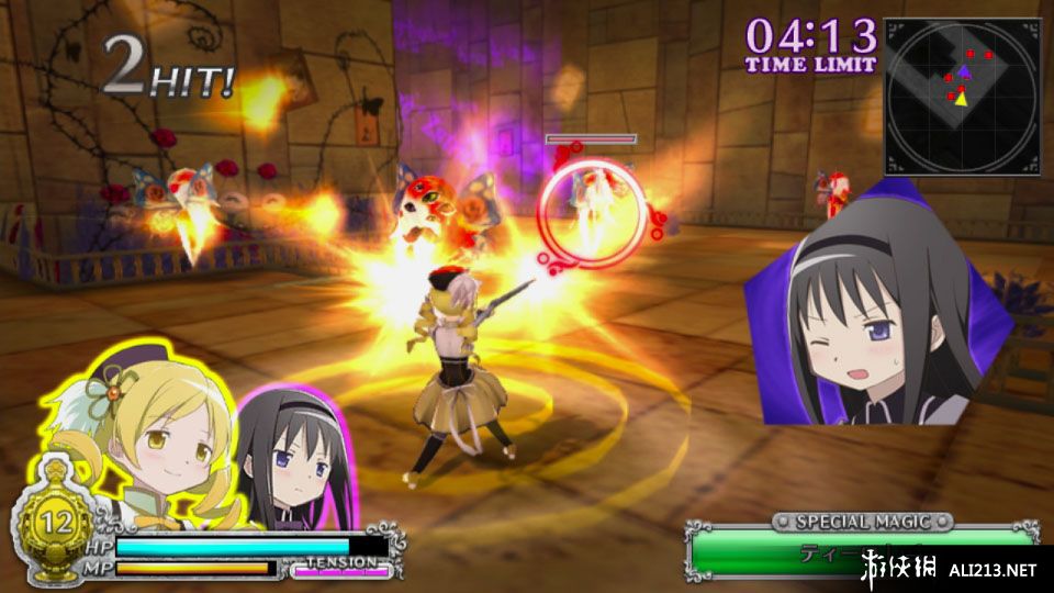 《魔法少女小圆 战斗五角之星》PSV截图