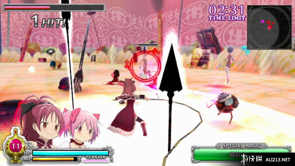 《魔法少女小圆 战斗五角之星》PSV截图