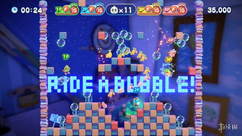 《泡泡龙4：伙伴》游戏截图