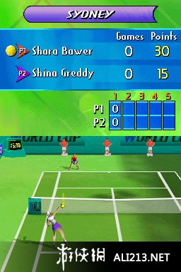 《纳达尔网球赛》NDS截图