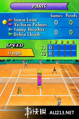 《纳达尔网球赛》NDS截图