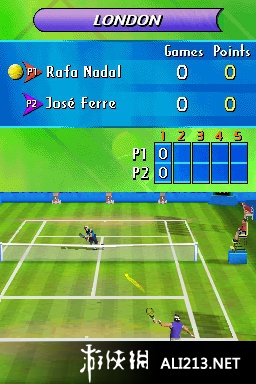 《纳达尔网球赛》NDS截图