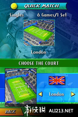 《纳达尔网球赛》NDS截图