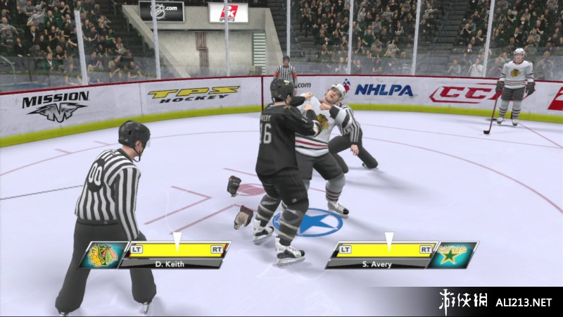 《北美冰球联赛2K9》PS3截图