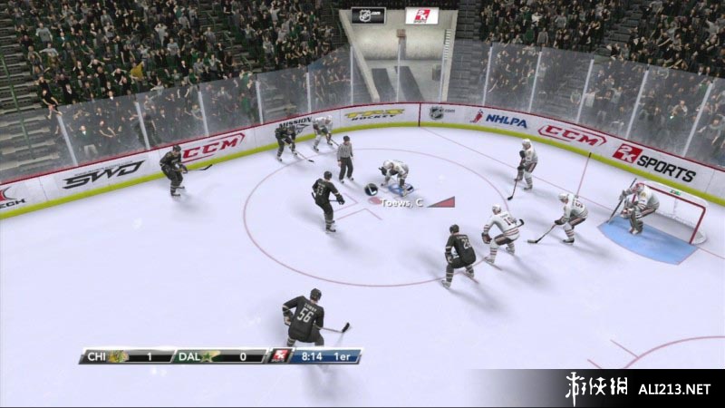 《北美冰球联赛2K9》PS3截图