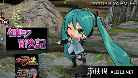 《初音未来冒险记》PSP截图