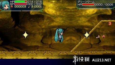 《初音未来冒险记》PSP截图