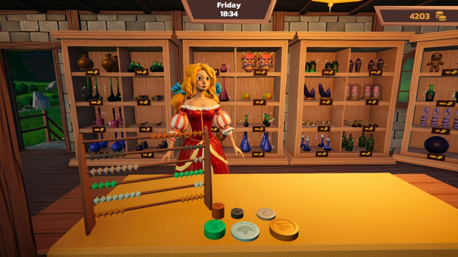 《炼金术商店模拟器》游戏截图