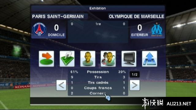 《实况足球2012》WII截图