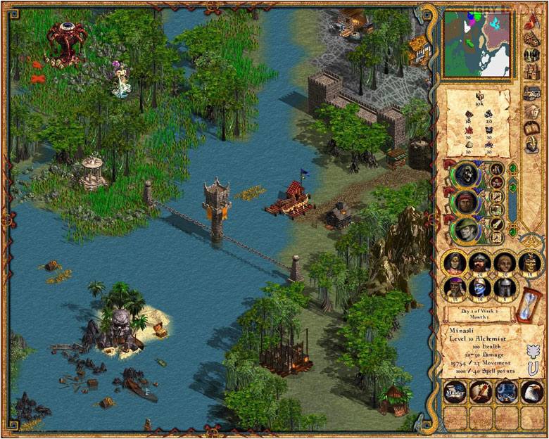 《魔法门之英雄无敌4》游戏截图