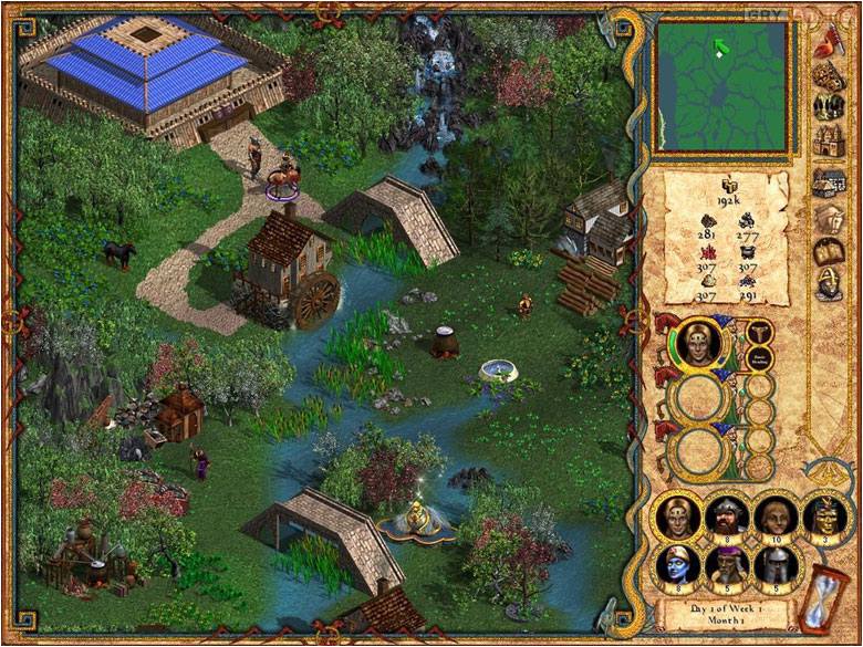 《魔法门之英雄无敌4》游戏截图