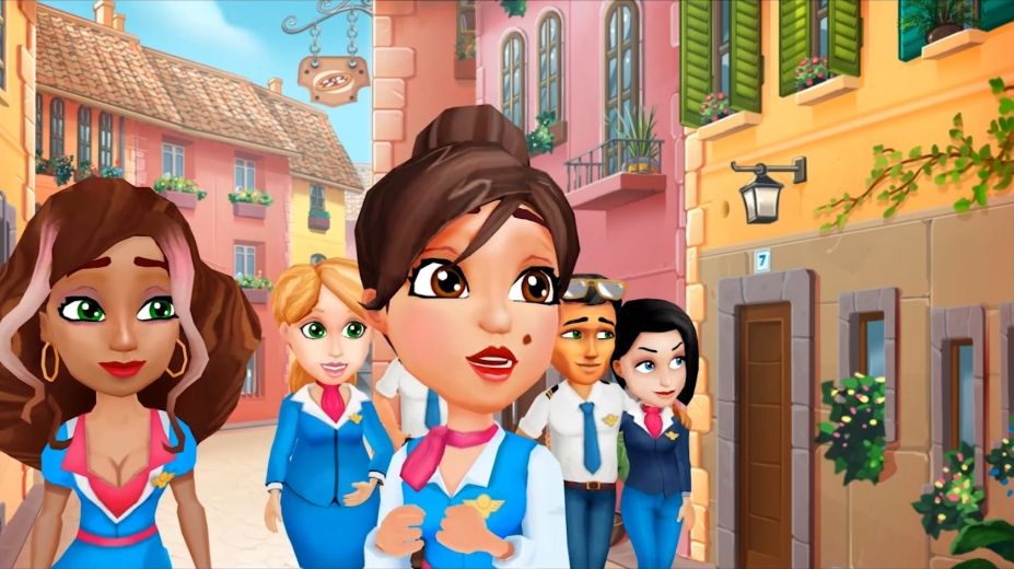 《安珀的空姐梦：七大奇迹》游戏截图