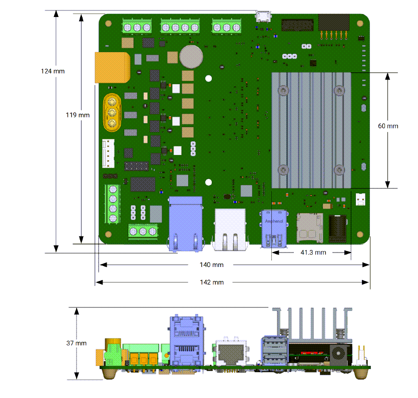 Kria KD240 Drives Starter Kit Mechanical Dimensions.png