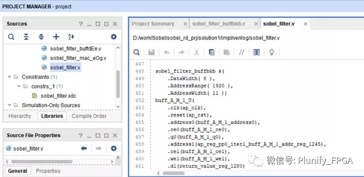 图五：从 HLS 生成的 RTL