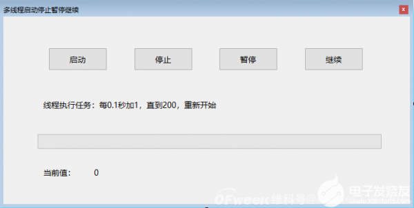 多线程启动停止暂停继续